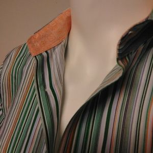 Thomas Dean multicolored shirt sized XL